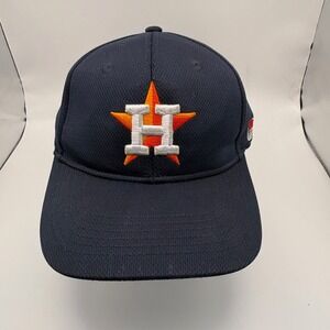 Houston Astros Youth MLB Baseball Cap Adjustable Navy Blue Orange H Star